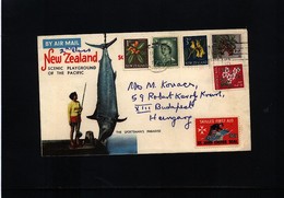 New Zealand Interesting Airmail Letter - Covers & Documents