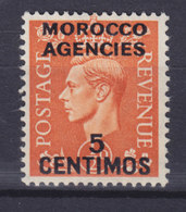 Morocco Agencies 19351 Mi. 153    5c. Auf 1p. King George VII., MNH** - Oficinas En  Marruecos / Tanger : (...-1958