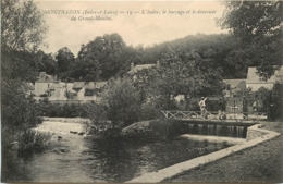 37 MONTBAZON L'Indre - Le Barrage Et Le Déversoir Du Grand Moulin CPA - Montbazon