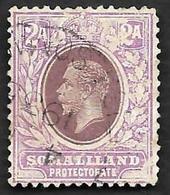 SOMALILAND  1912-13 -   YT 45  -  George V - Oblitéré - Cote 10e - Somalilandia (Protectorado ...-1959)