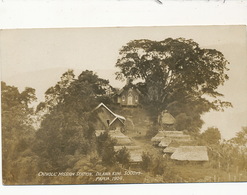 Real Photo Catholic Mission Station , Dilawa Kuni , Papua 1904 - Papouasie-Nouvelle-Guinée