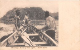 British Guyana / 04 - Hauling A Boat Up The Rapids - Other & Unclassified