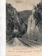 MOUTIER  ,  Les  Gorges  , Treno  , Ferrovia - Moutier