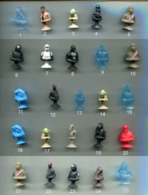 Lot 16 Micropopz STAR WARS (Leclerc) + 9 Doubles - Other & Unclassified