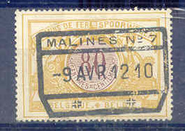 A823 -België  Spoorweg Chemin De Fer Met Stempel MALINES N° 7 - 1895-1913