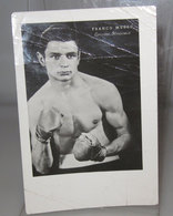 FRANCO MUSSO CAMPIONE OLIMPIONICO BOXE VINTAGE B/N FOTO - Bekleidung, Souvenirs Und Sonstige