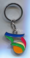 BASKETBALL - PALLACANESTRO FEDERAZIONE ITALIA ITALY KEYCHAIN KEYRING - Kleding, Souvenirs & Andere