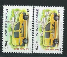 [27] Variété :   N° 3612 Voiture Postale Jaune-orange Au Lieu De Jaune + Normal ** - Nuevos