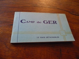 Carnet 12 CPA 64 Pyrénées Atlantiques Camp De Ger Militaires - Otros & Sin Clasificación