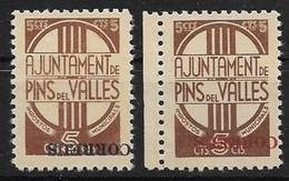 PINS DEL VALLES (BARCELONA). EDIFIL NUM. 2a/3a* - Emisiones Nacionalistas