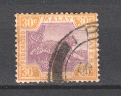 Malaysia 1929 Mi 69 Canceled - Fédération De Malaya