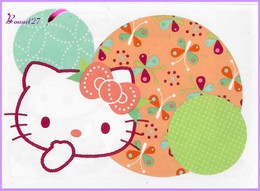 Vignette Autocollante PANINI De 2011 " HELLO KITTY Image N° 64 Normale " Pour L'album B-COOL - Sonstige & Ohne Zuordnung