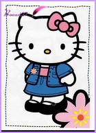 Vignette Autocollante PANINI De 2011 " HELLO KITTY Image N° 124 Normale " Pour L'album B-COOL - Otros & Sin Clasificación