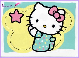 Vignette Autocollante PANINI De 2011 " HELLO KITTY Image N° 128 Normale " Pour L'album B-COOL - Andere & Zonder Classificatie