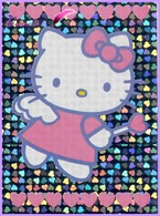 Vignette Autocollante PANINI De 2011 " HELLO KITTY Image N° 139 Brillante " Pour L'album B-COOL - Autres & Non Classés