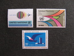 O.N.U. Siège De New-York: TB Série PA N°19 Au N° 21, Neufs XX. - Airmail