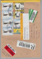 Argentinien 2008-04-17 Bahia Blanca R-Brief Nach Au ZH Mit Abholeinladung - Cartas & Documentos