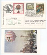 Austria 1993 33rd Christmas Balloonpost Christkindl Cover, D-Ergee VI Balloon - Balloon Covers