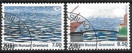 Groënland 2010, N° 540/541 Oblitérés Norden Vie Au Bord De La Mer - Used Stamps