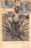 Oubangui Chari - Scenes Et Types V / 07 - La Petite Fille à La Fleur - Belle Oblitération - Défaut - Centrafricaine (République)