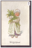 ENFANT - CARTE RUSSE, TEXTE POLONAIS - WESOTYCH SWIAT - PAR FEIERTAG - TB - Feiertag, Karl