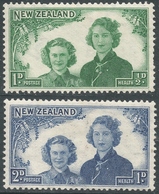 New Zealand. 1944 Health Stamps. MH Complete Set. SG 663-664 - Unused Stamps