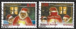 Groënland 2010, N° 550/551 Oblitérés Noël - Used Stamps