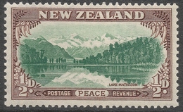 New Zealand. 1946 Peace Issue. ½d MH SG 667 - Neufs