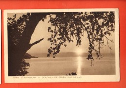 VAD-28 Saint-Gingolph Coucher De Soleil Sur Le Lac .  Braun 12565 Circulé 1913 - Saint-Gingolph