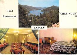 83 - CARCES : Hotel Restaurant " CHEZ NOUS " - CPSM CPM Grand Format - Var - Carces