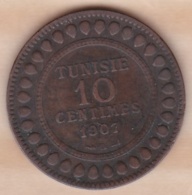 PROTECTORAT FRANCAIS. 10 CENTIMES 1907 A. BRONZE. - Tunisie