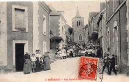 Thouarcé Très Animée Rue Saint Lumin - Thouarce