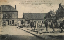 60 ATTICHY Bombardé Guerre 1914 -18 WW1 Rue De Compiegne CPA - Attichy