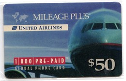 ETATS-UNIS PREPAID ATT UNITED AIRLINES 50$ - AT&T