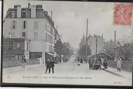 Ile Saint Denis - Pont De Villeneuve La Garenne Et La Rue Méchin - L'Ile Saint Denis