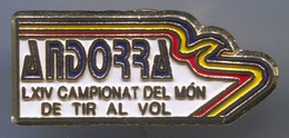 ARCHERY - World Championships, Andorra, Pin, Badge, Abzeichen - Tiro Al Arco