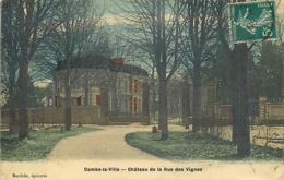 77 COMBS LA VILLE Château De La Rue Des Vignes CPA Colorisée Ed. Bardole épicerie - Combs La Ville