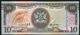 TRINIDAD AND TOBAGO P57a 10  DOLLARS 2006 (2017) #DK Signature 9 UNC. - Trinité & Tobago