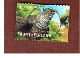 FINLANDIA (FINLAND) -  SG   1688  -    2003 PROVINCIAL BIRDS:  CUCULUS CANORUS    -       USED ° - Gebraucht