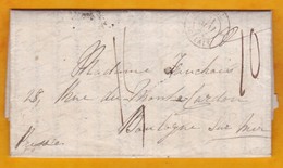 1842 - Lettre Avec Correspondance Familiale De 3 Pages En Français De  Cheltenham, Angleterre Vers Boulogne, France - Marcofilia
