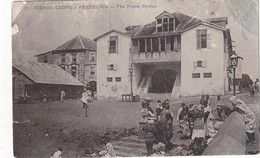 SIERRA LEONE 1907 CARTE POSTALE DE FREETOWNN  POSTE DE POLICE - Sierra Leone