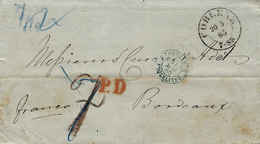 1865- Letter From COBLENZ  To Bordeaux- France - " Franco "   + P.D.  No Framed - Covers & Documents