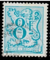 Chiffre Sur Lion Héraldique (8F) - Belgique - 1983 - YT 2093 - Oblitéré - 1977-1985 Figure On Lion