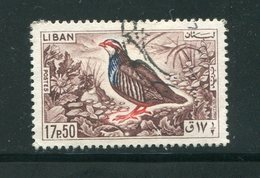 LIBAN- Y&T N°253- Oblitéré (oiseau) - Perdrix, Cailles