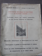 Ancienne Brochure De 19 Pages Des "Constructions Mécaniques, Maison Beer" à Jemeppe-lez-Liége  ... NA . - Unclassified