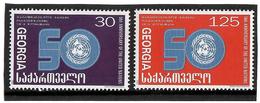 Georgia.1997 United Nations -50. 2v: 30, 125  Michel # 228-29 - Georgië