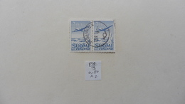 Finlande :Poste Aérienne  : Paire : 2 Timbres  N° 9 Oblitéré - Used Stamps