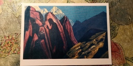 Nicholas Roerich - "Teacher Shadow"   HIMALAYA - Old USSR PC 1974 - Tíbet