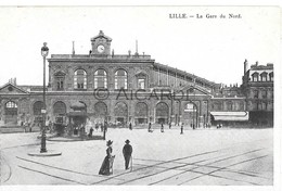 Postkaart Lille La Gare Du Nord La Gare / De Statie (A7) - Lille