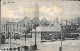 Postkaart Morlanwelz/Mariemont,  La Gare / De Statie  1925 Van Eycken Wijgmaal (A18) - Morlanwelz